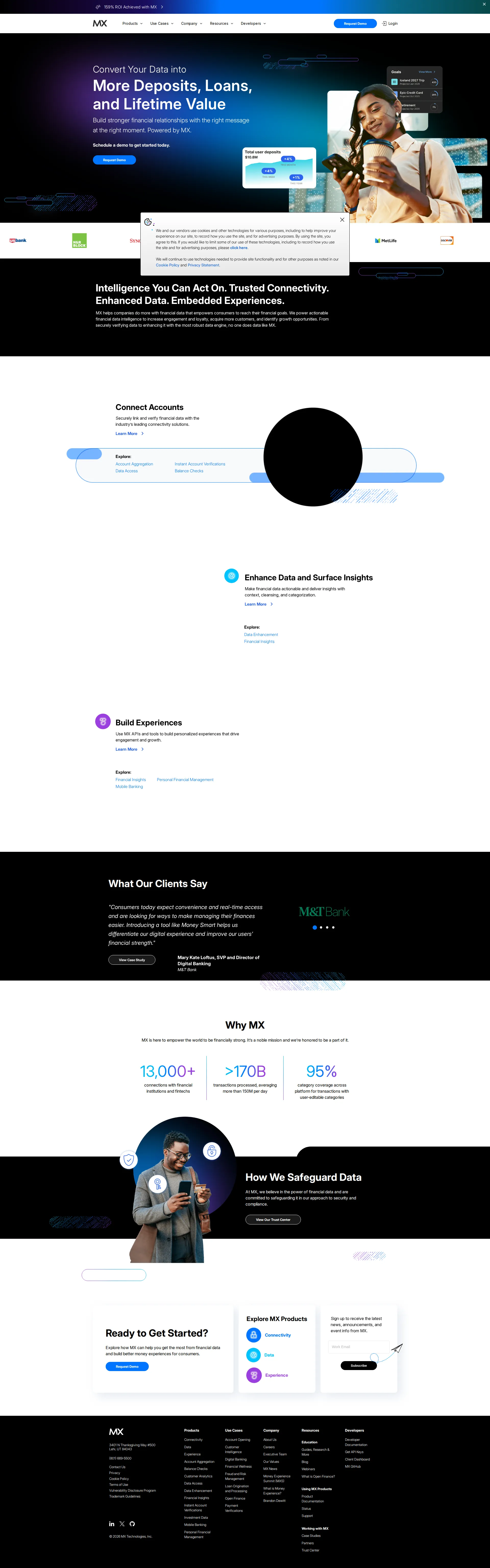 MX pricing page screenshot