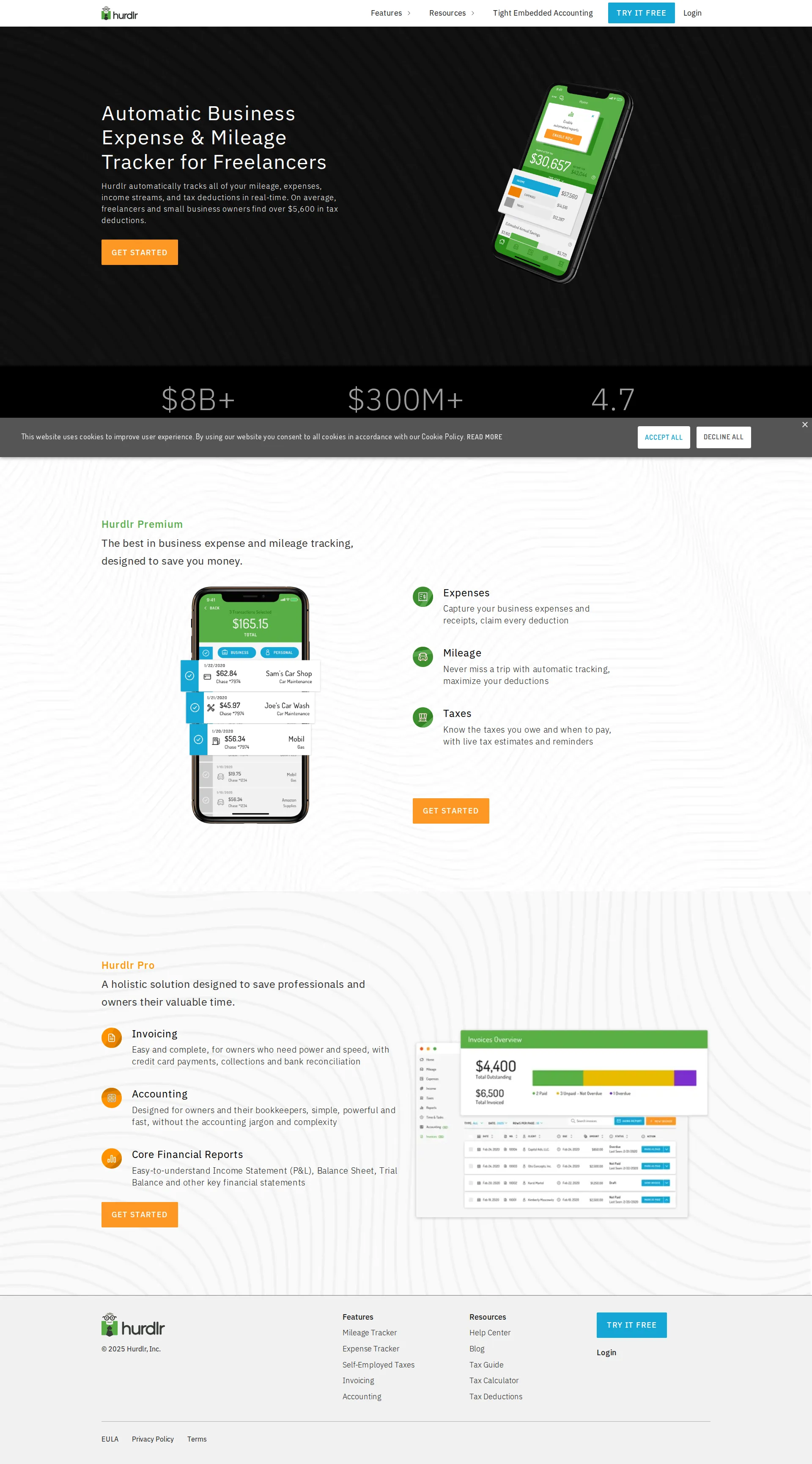 Hurdlr pricing page screenshot