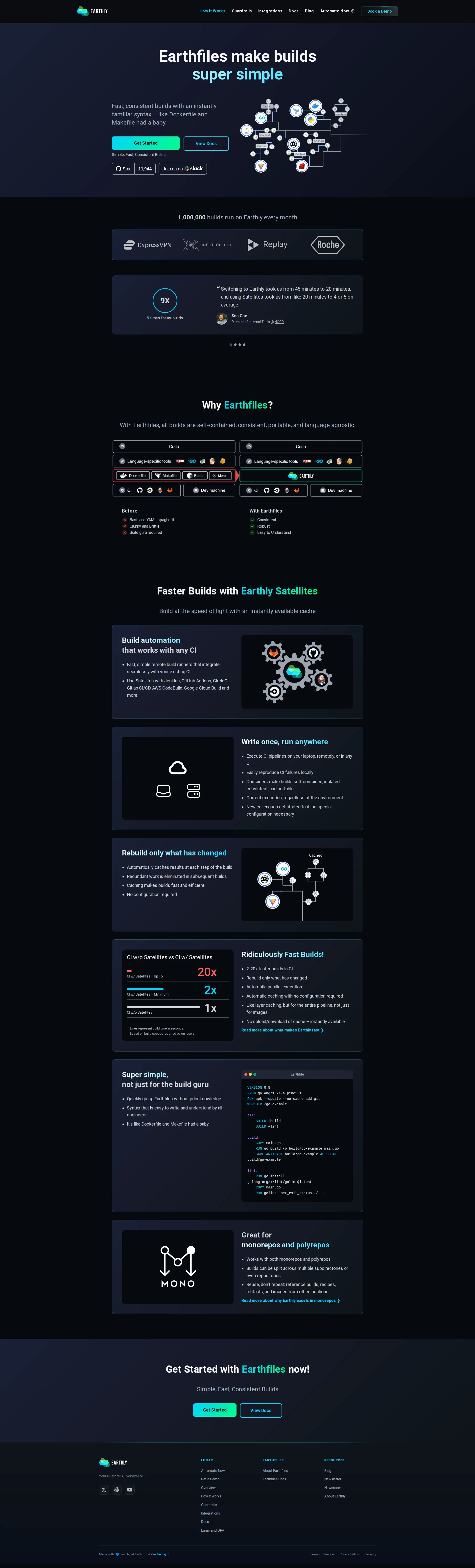 Earthly pricing page screenshot