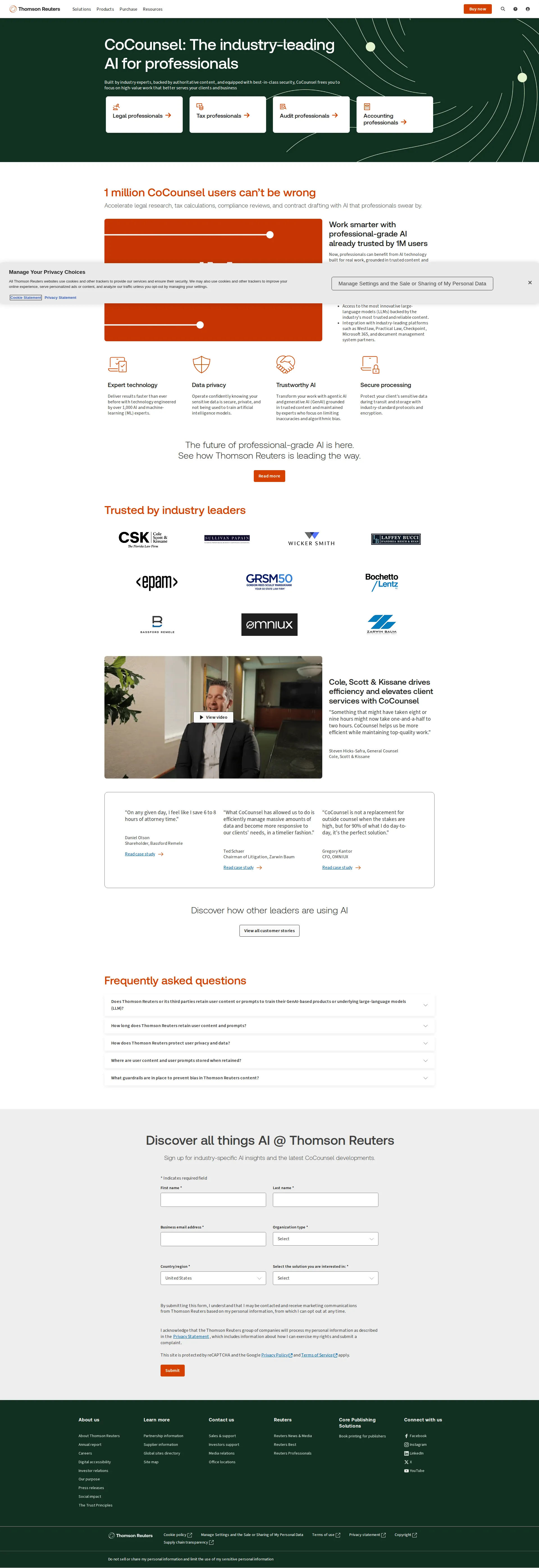 Casetext Pro pricing page screenshot
