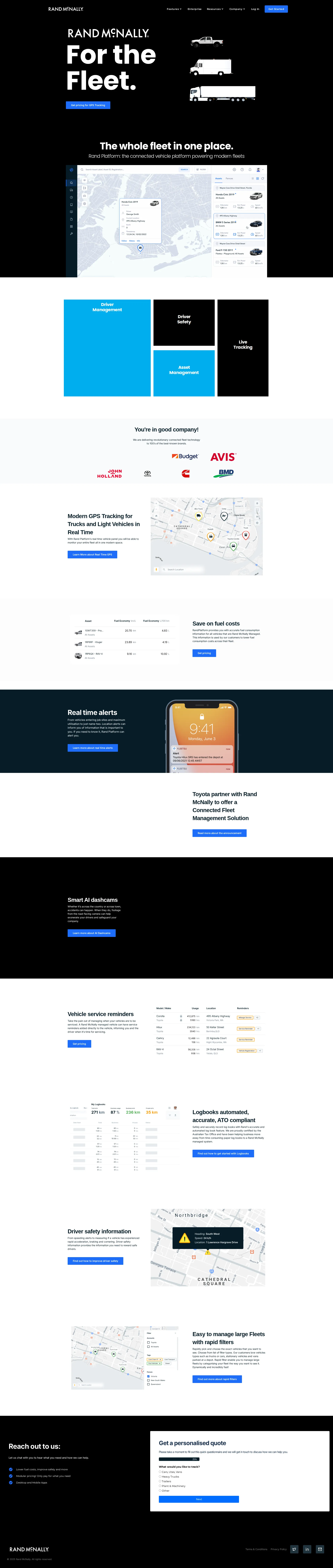 Fleetsu pricing page screenshot