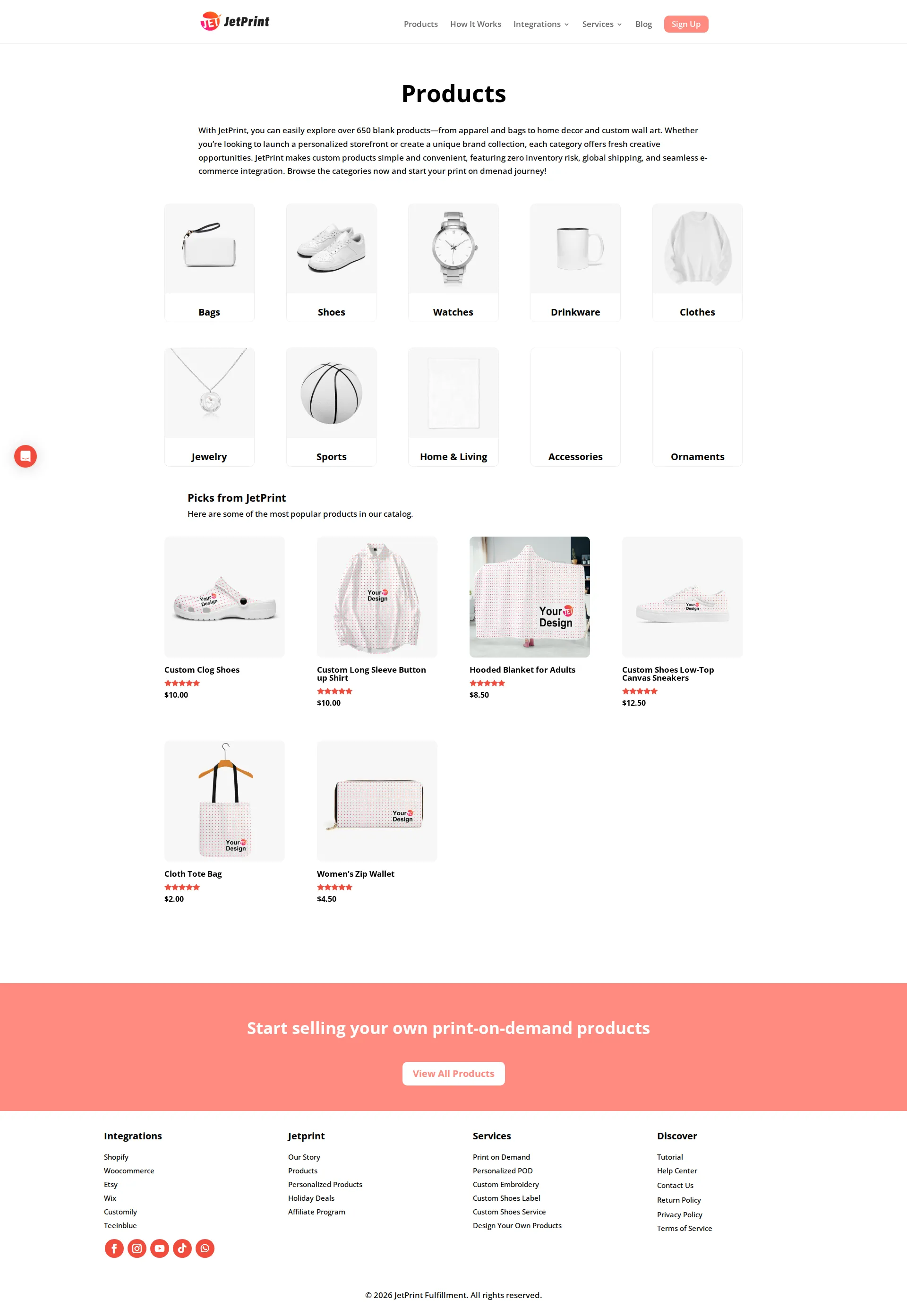 JetPrint pricing page screenshot
