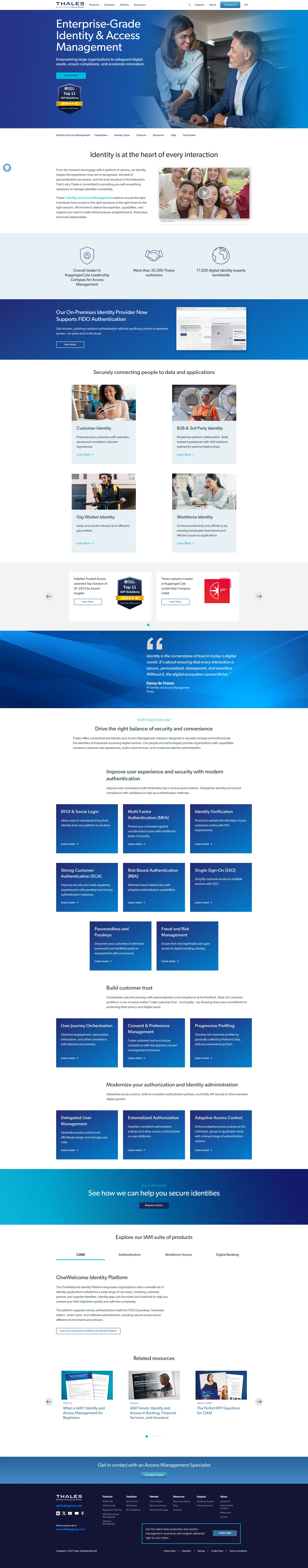 Thales SafeNet pricing page screenshot