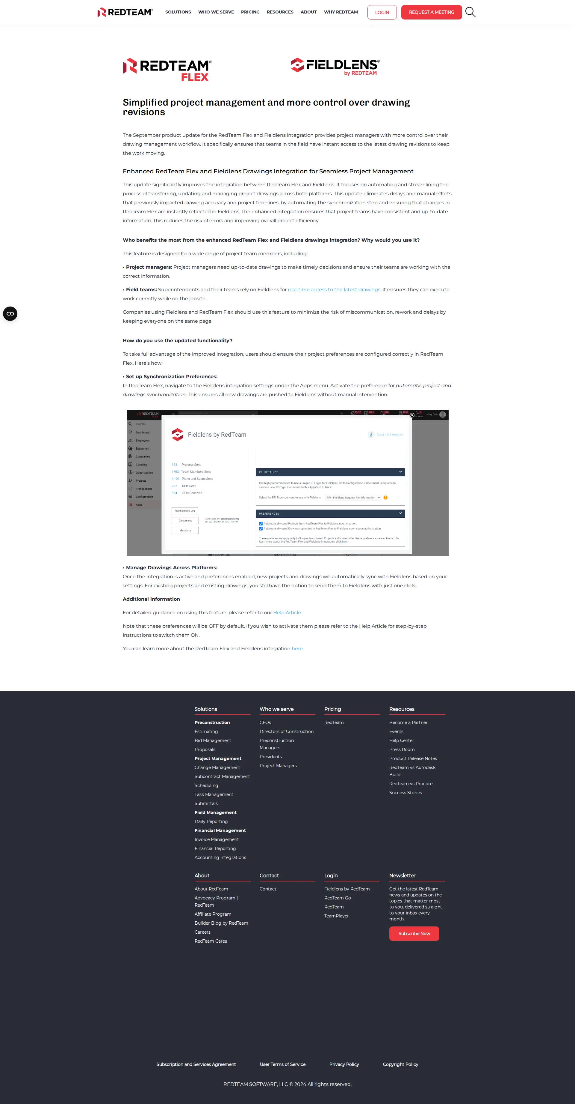 RedTeam pricing page screenshot