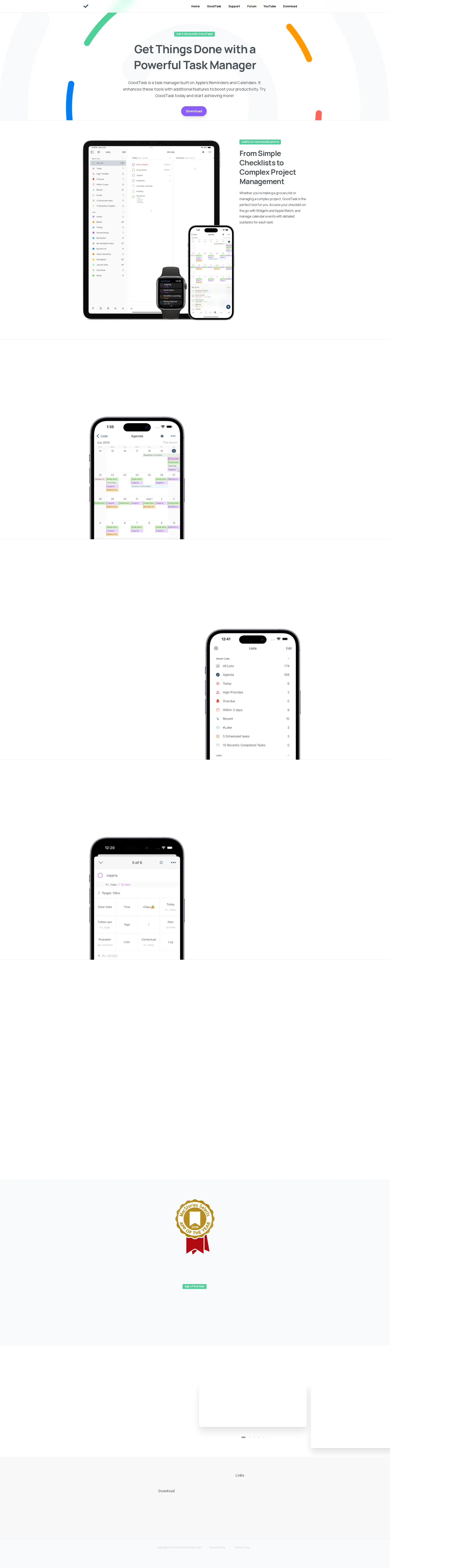 GoodTask pricing page screenshot