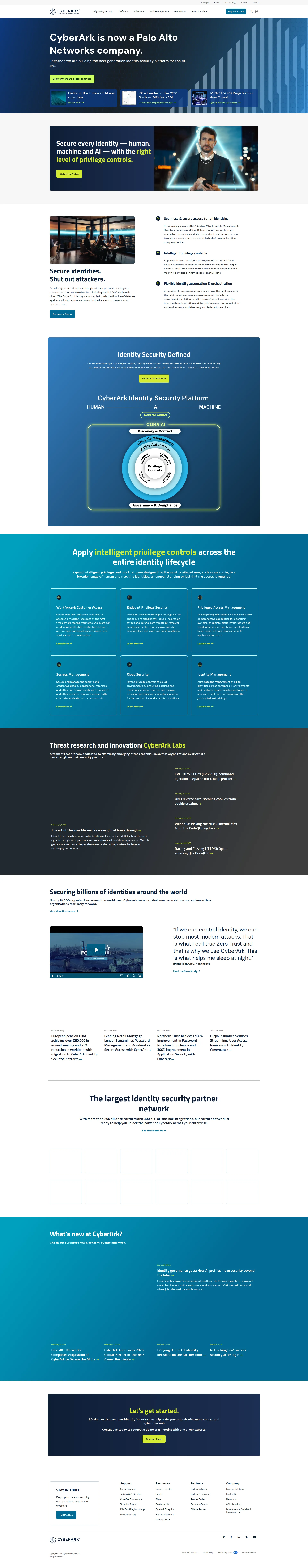 CyberArk pricing page screenshot