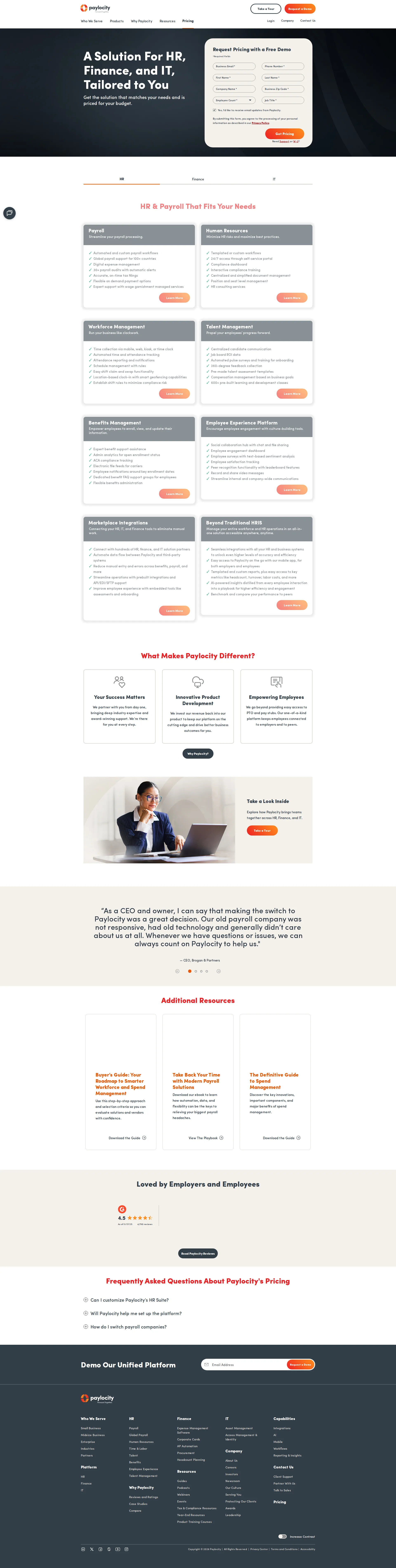 Airbase pricing page screenshot