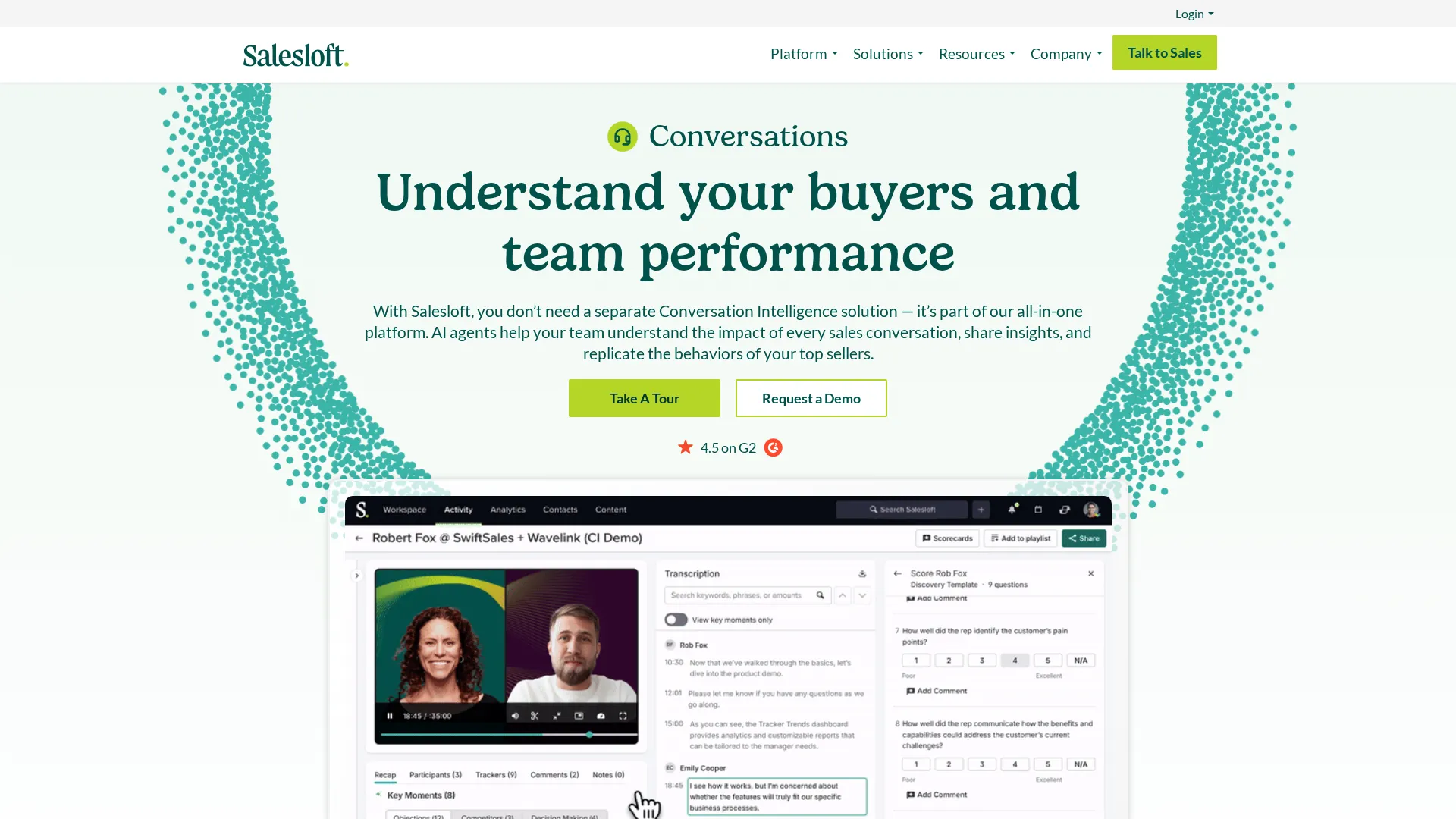 Drift Chat pricing page screenshot