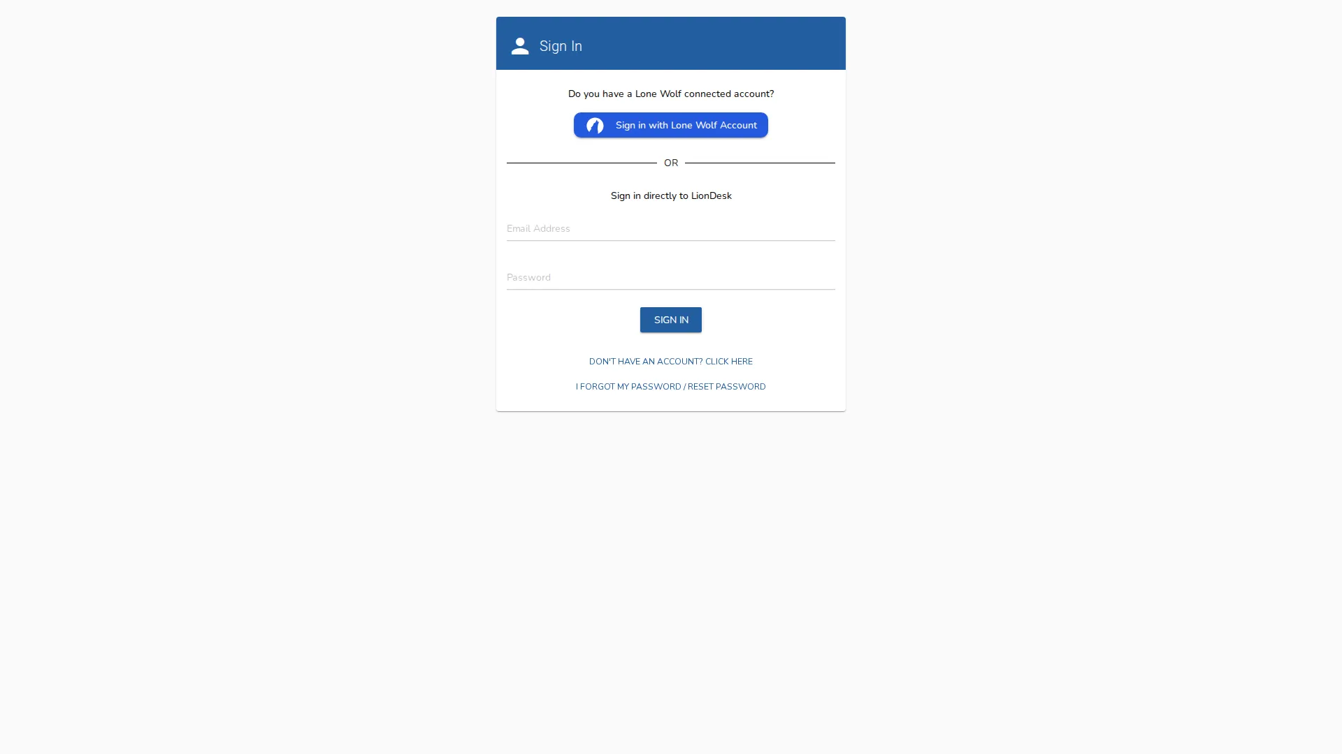 LionDesk pricing page screenshot