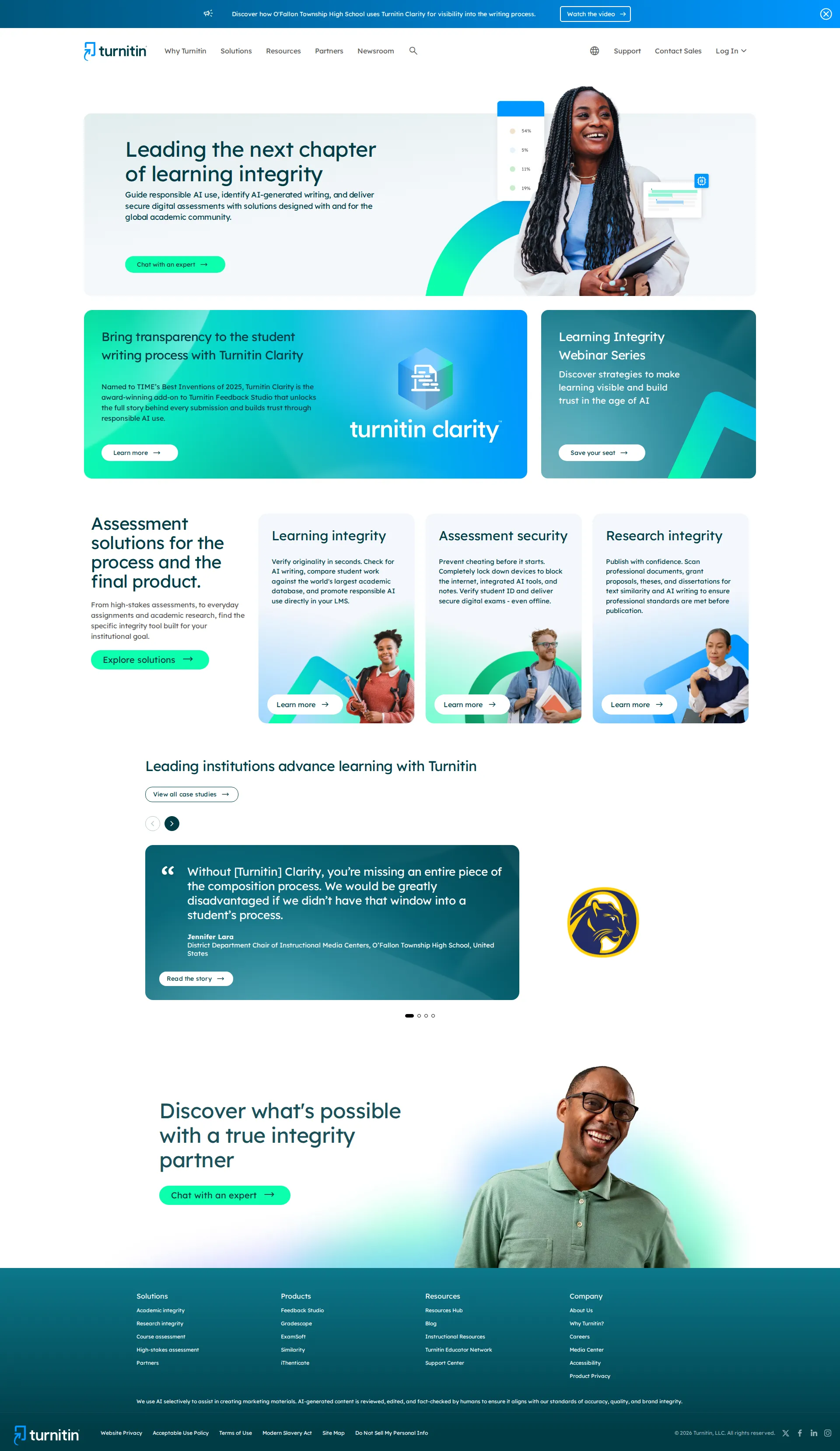 Turnitin pricing page screenshot